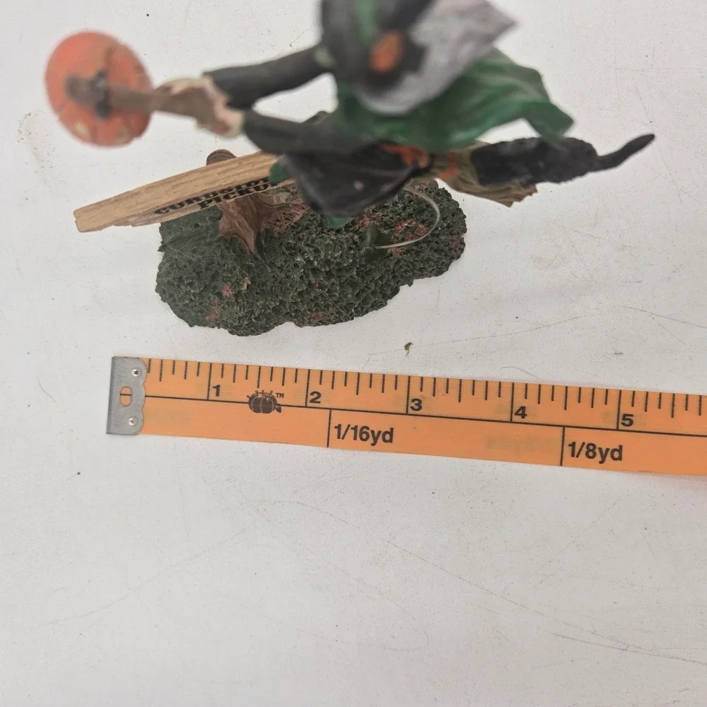 Lemax Spooky Town Curbside Pickup Witch Figurine 22105 Halloween Village Decor